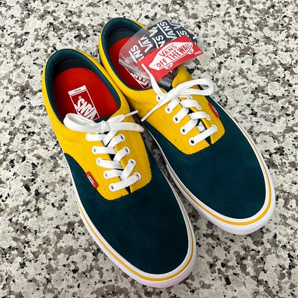 VANS Men’s Era Pro Prime Atlantic Gold Suede Sneaker (size 13) - Picture 3 of 7